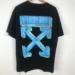 off-white printed short sleeve T-shirt